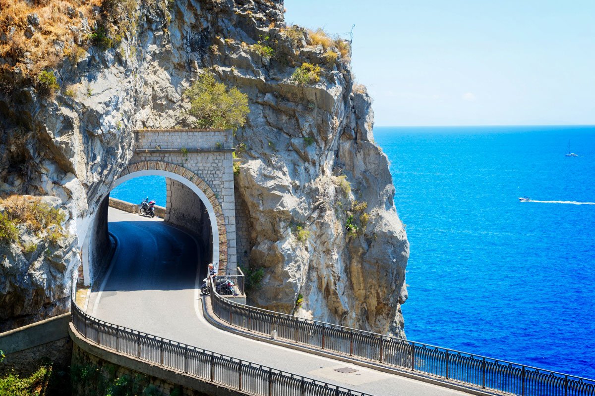 Image of a picturesque Mediterranean coastline